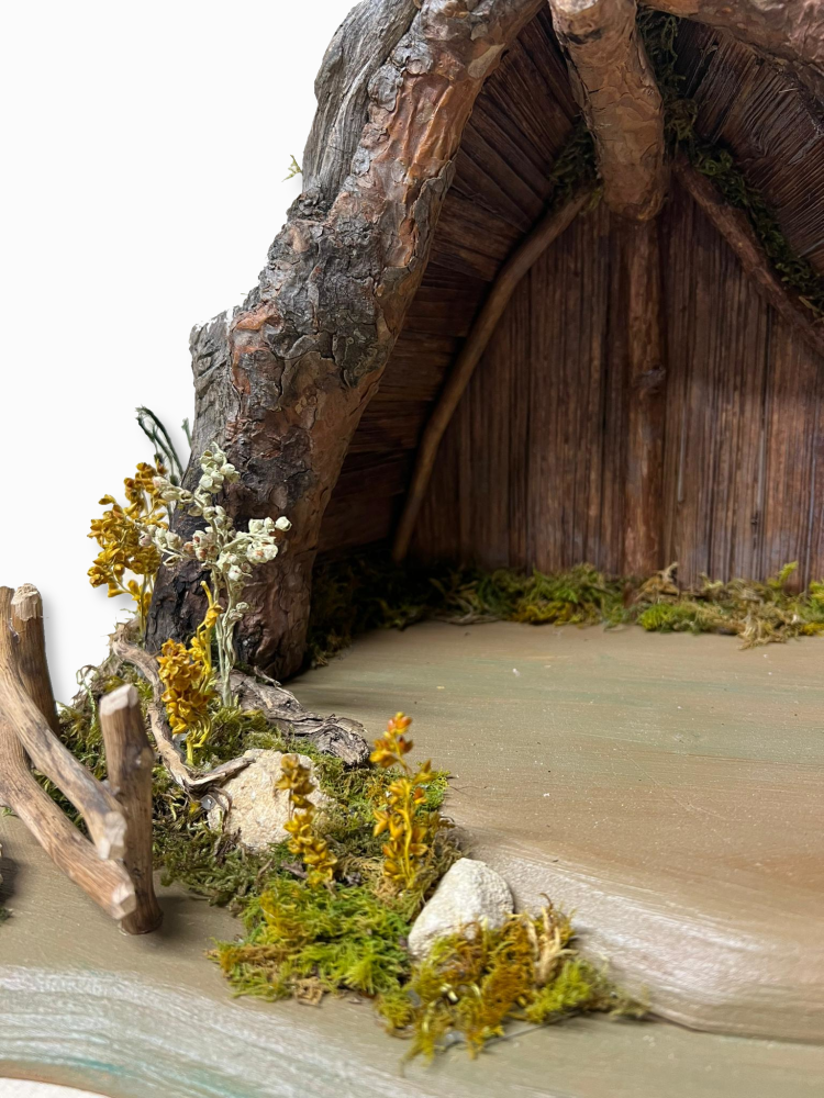 Krippe "Natur-Stall"
